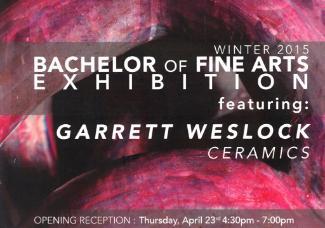 BFA Postcard - Garrett Westlock